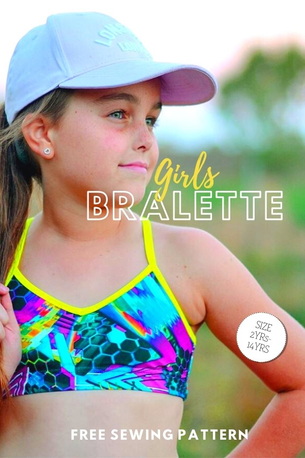 Girls Bralette FREE sewing pattern (sizes 2-14) - Sew Modern Kids