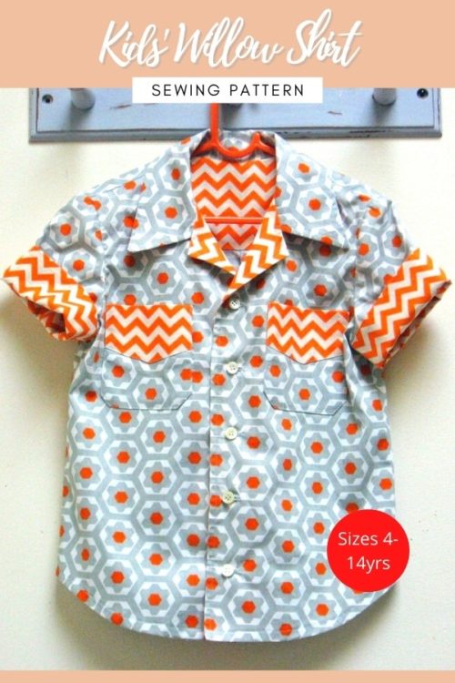 Kids' Willow Shirt sewing pattern (Sizes 4-14yrs) - Sew Modern Kids