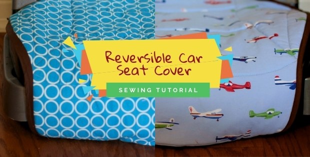 Reversible Car Seat Cover FREE sewing tutorial