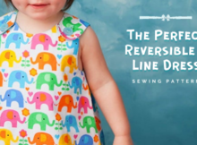 The Perfect Reversible A Line Dress sewing pattern (0-24mths)