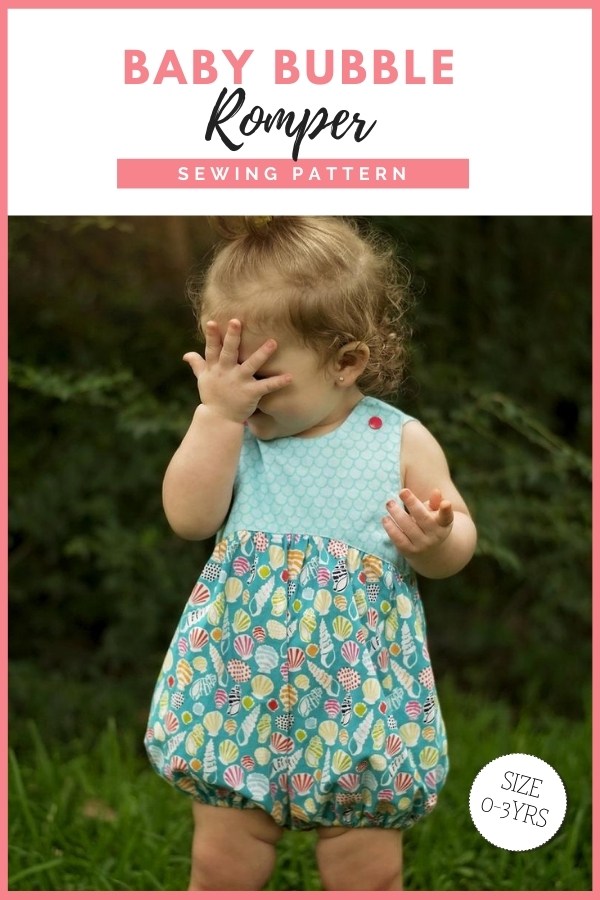 Baby Bubble Romper sewing pattern (0-3 years)