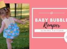 Baby Bubble Romper sewing pattern (0-3 years)
