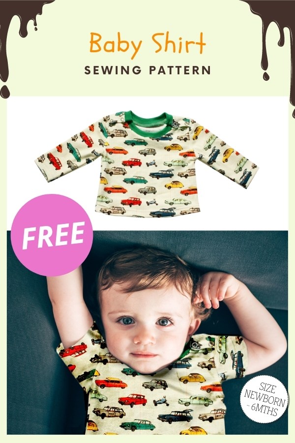 Baby Shirt FREE sewing pattern (Newborn-6mths) - Sew Modern Kids