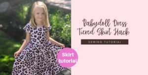 Skirt with a Sash FREE sewing tutorial - Sew Modern Kids