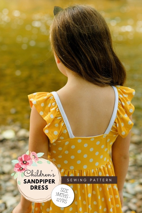 Children's Sandpiper Dress sewing pattern (3mths-12yrs)
