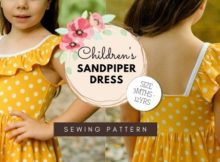 Children's Sandpiper Dress sewing pattern (3mths-12yrs)