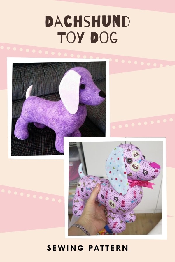 Dachshund Toy Dog sewing pattern - Sew Modern Kids