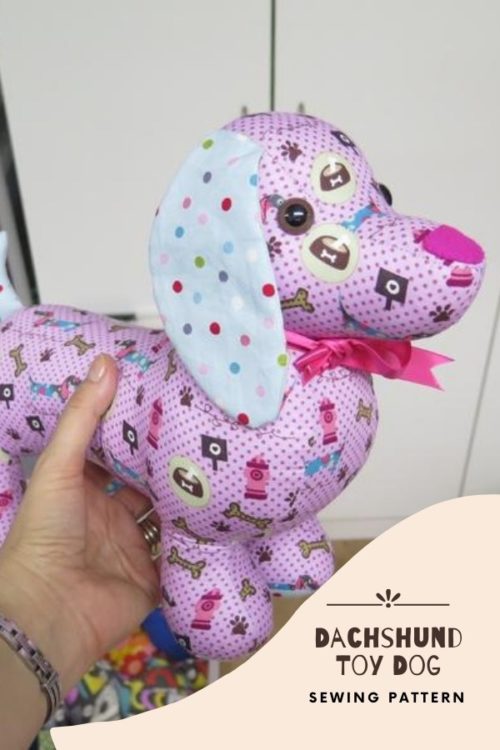 Dachshund Toy Dog sewing pattern - Sew Modern Kids