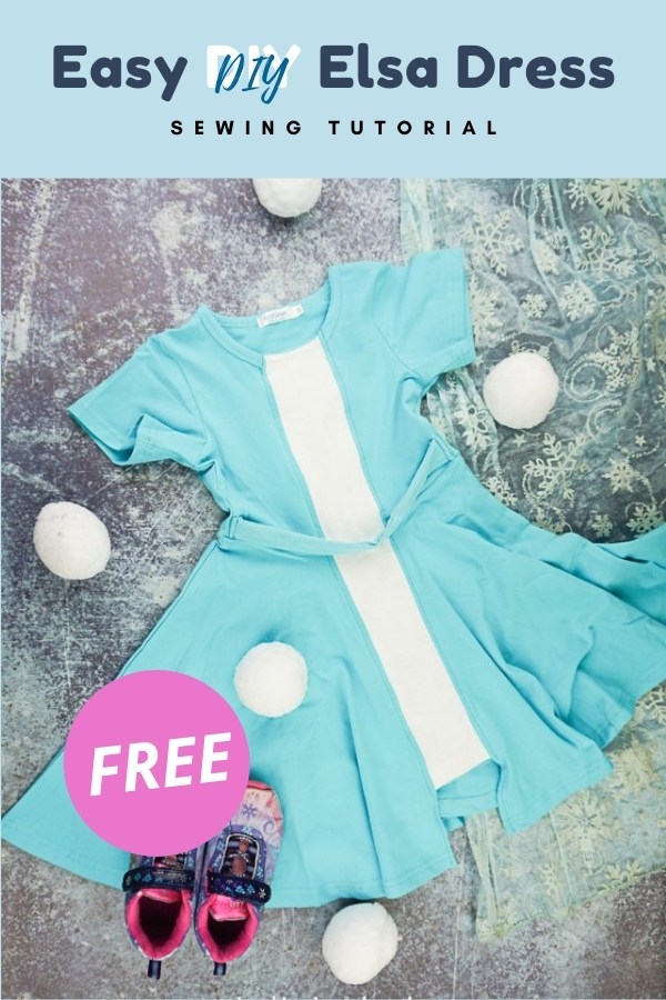 Easy Diy Elsa Dress Free Sewing Tutorial Sew Modern Kids