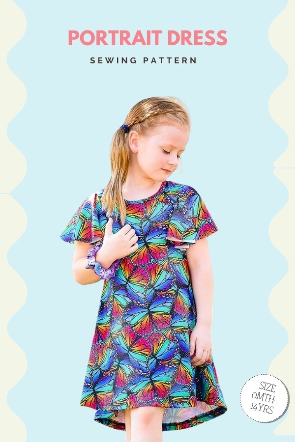 Portrait Dress sewing pattern (sizes 0-14)