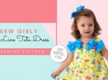 Sew Girly A Line Tutu Dress sewing pattern (12mths-6yrs)