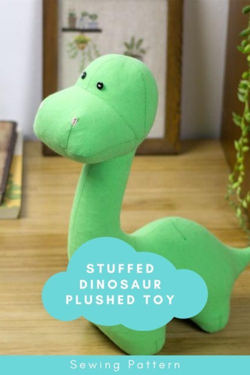 Stuffed Dinosaur Plushed Toy sewing pattern Sew Modern Kids