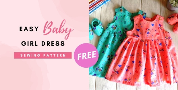 Easy Baby Girl Dress FREE sewing pattern - Sew Modern Kids