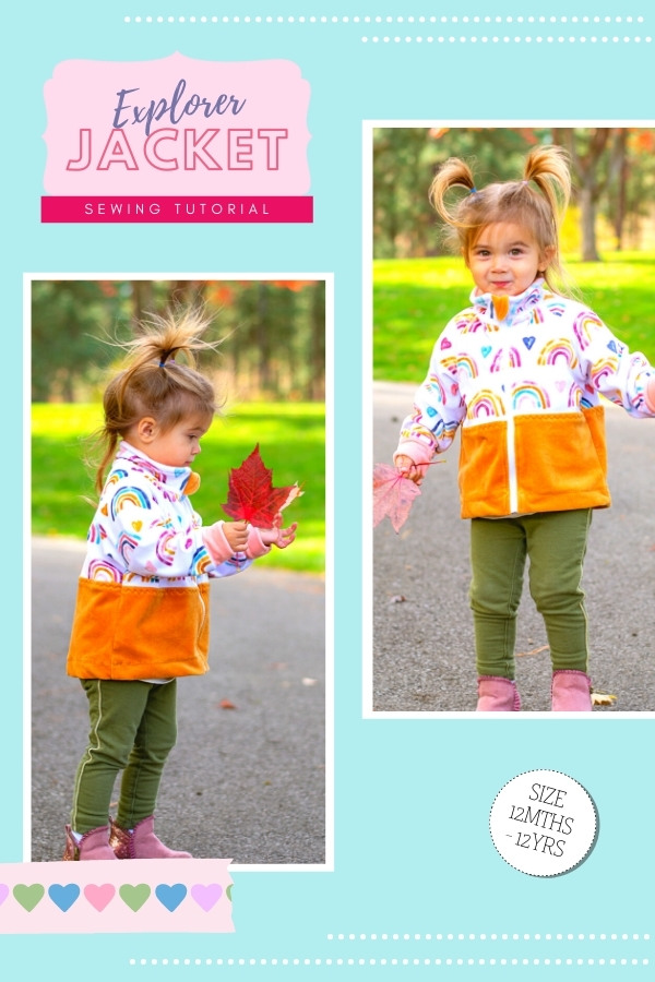 Explorer Jacket sewing pattern (12mths-12yrs)