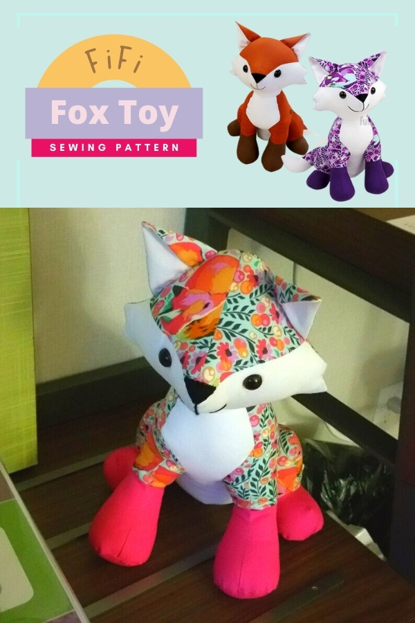 Fifi Fox Toy sewing pattern