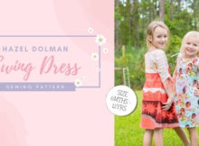 Hazel Dolman Swing Dress sewing pattern (6mths-12yrs)