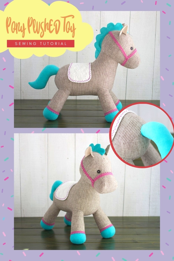 Pony Plush Toy sewing pattern