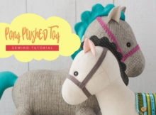 Pony Plushed Toy sewing pattern