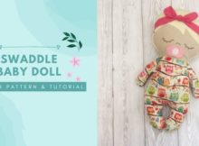 Swaddle Baby Doll sewing pattern and tutorial