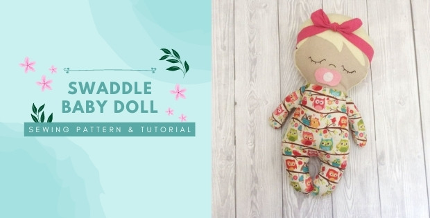 Swaddle Baby Doll sewing pattern and tutorial