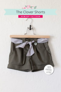 The Clover Shorts sewing pattern (6mths-12yrs) - Sew Modern Kids