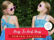 Daisy Tie Back Dress sewing pattern (6mths-12yrs)