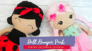 Doll Bumper Pack sewing pattern and tutorial