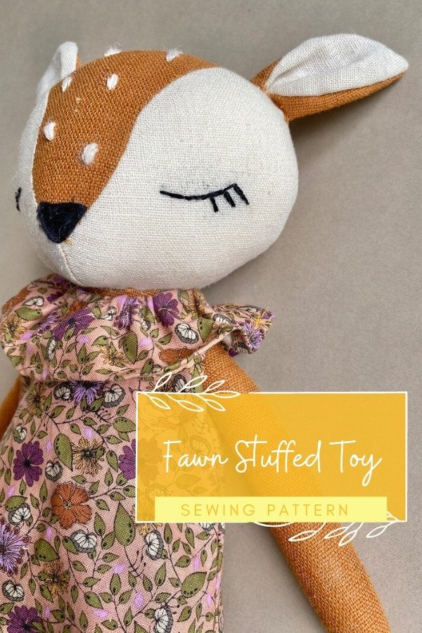 Fawn Stuffed Toy sewing pattern