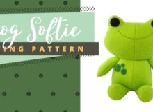 Frog Softie sewing pattern