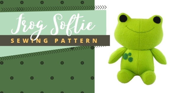 Frog Softie sewing pattern