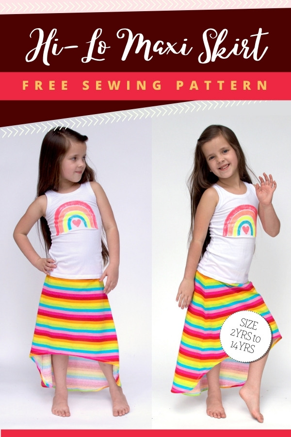 Childrens maxi outlet skirt