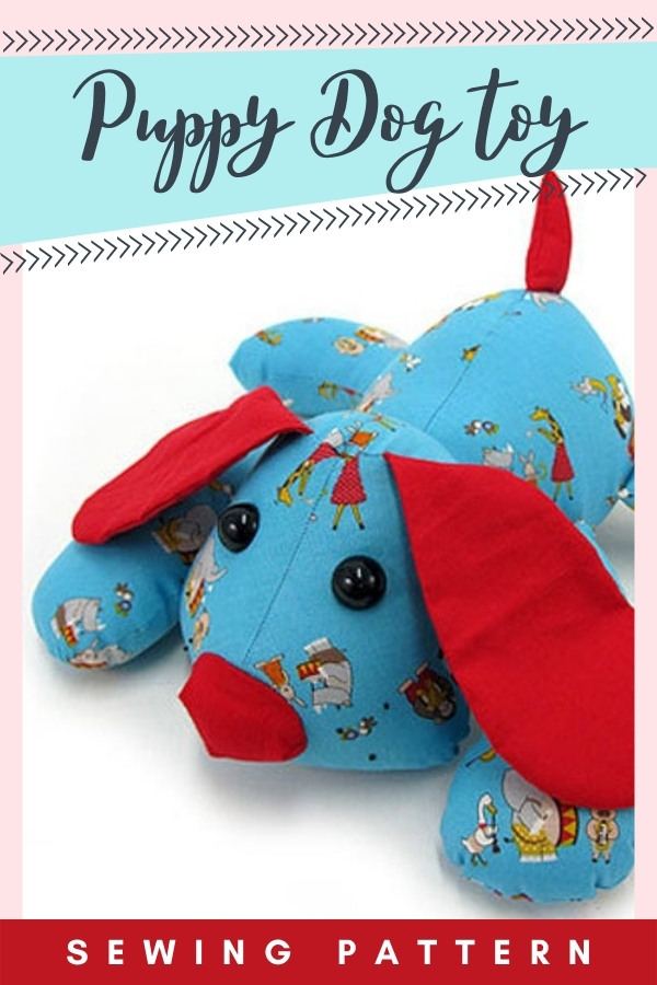 Puppy Dog Toy sewing pattern Sew Modern Kids