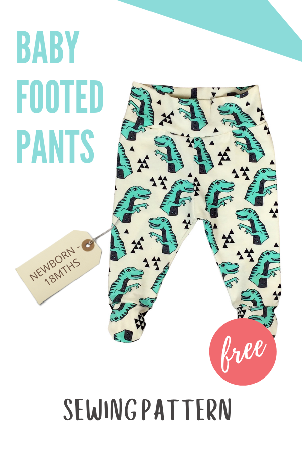 FREE Footed Leggings Sewing Pattern for Babies & Toddlers, Printable PDF  Template f…