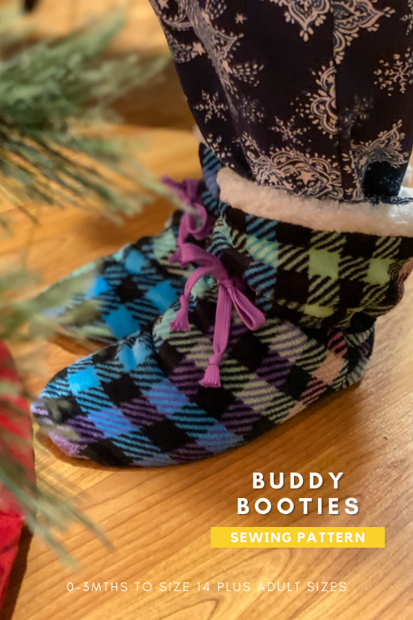 Buddy Booties sewing pattern (0-3mths to size 14 plus adult sizes)