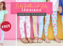 Baby, Toddler and Kids Leggings FREE sewing pattern (Preemie to size 16)