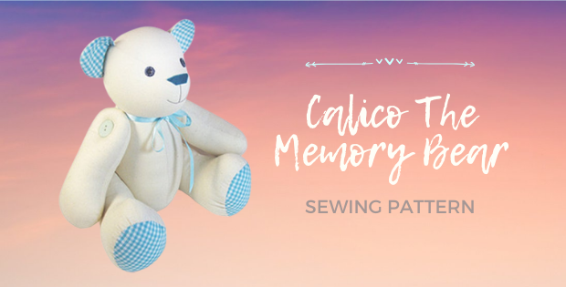 Calico The Memory Bear sewing pattern