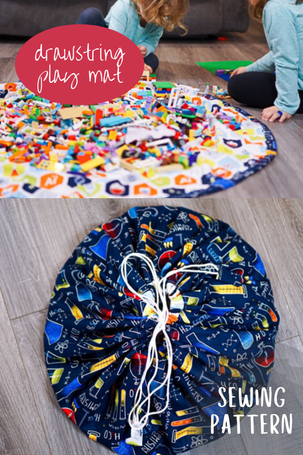 Drawstring Play Mat sewing pattern (4 sizes)