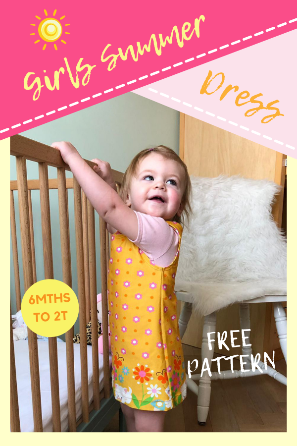 Girls Summer Dress FREE sewing pattern (6mths-2T)