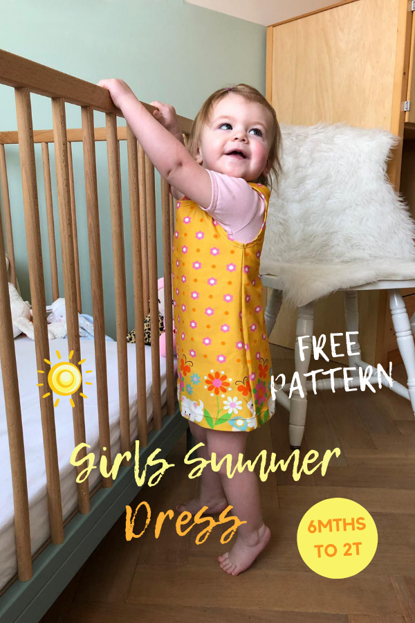 Girls Summer Dress FREE sewing pattern (6mths-2T)