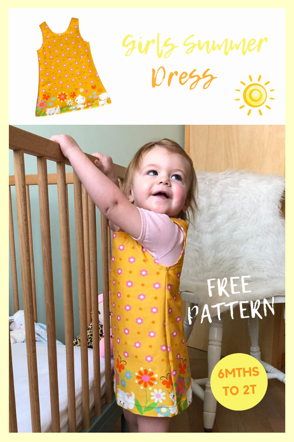 Girls Summer Dress FREE sewing pattern (6mths-2T)