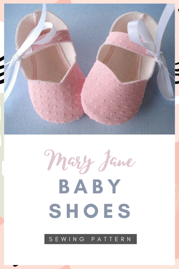 Mary Jane Baby Shoes sewing pattern