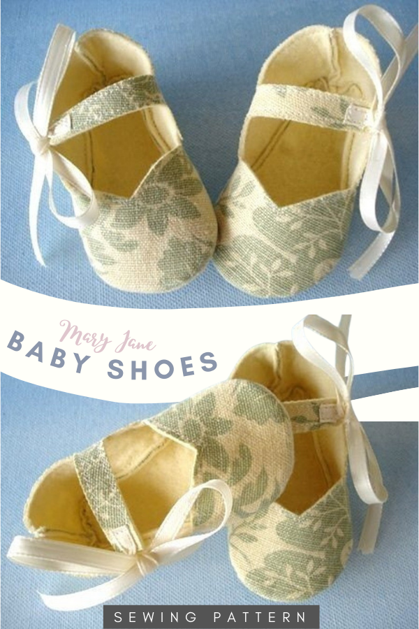 Mary Jane Baby Shoes sewing pattern