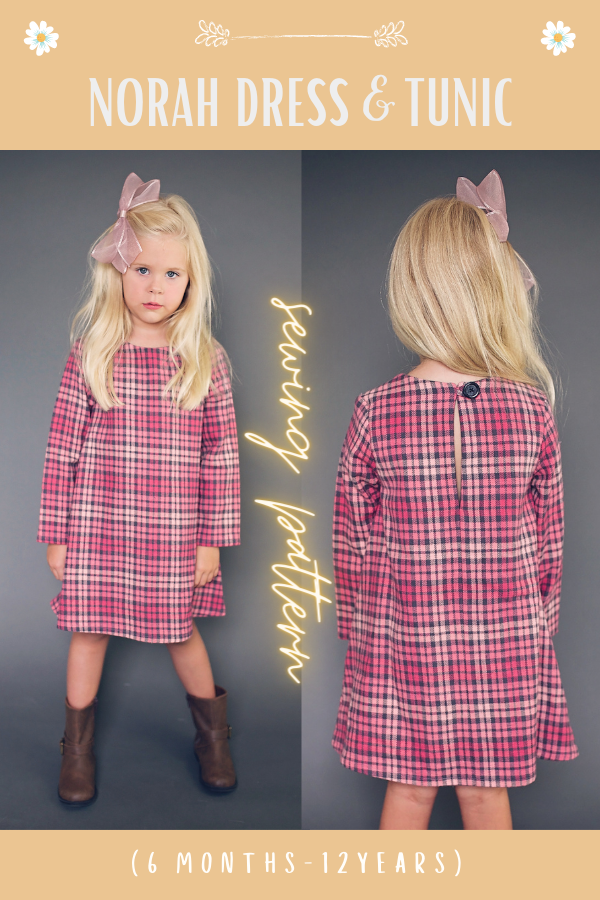Norah Dress and Tunic sewing pattern (6mths-12yrs)