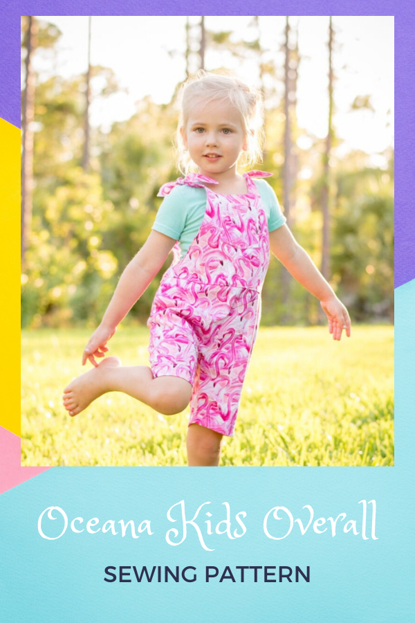 Oceana Kids Overall sewing pattern (6mths-12yrs)