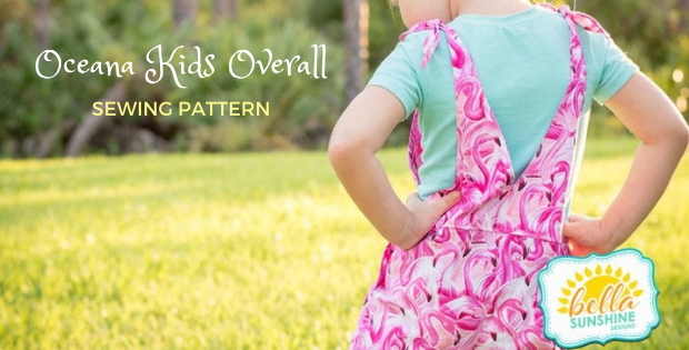 Oceana Kids Overall sewing pattern (6mths-12yrs)