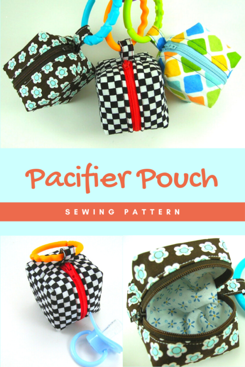 Pacifier Pouch sewing pattern - Sew Modern Kids