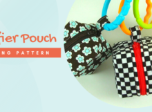 Pacifier Pouch sewing pattern