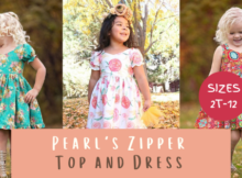 Pearl's Zipper Top and Dress sewing pattern (sizes 2T-12)