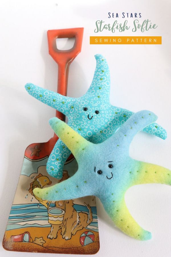 Sea Stars Starfish Softie sewing pattern