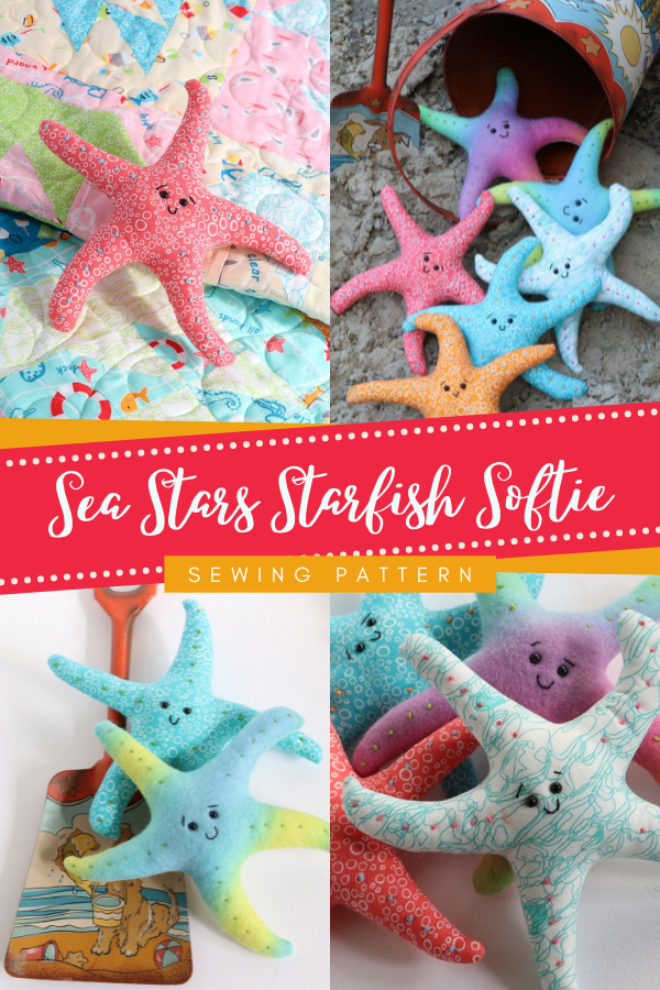 Sea Stars Starfish Softie sewing pattern